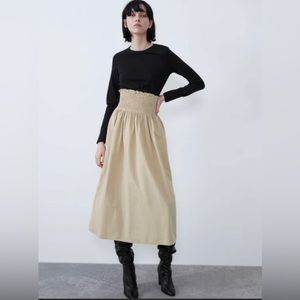 Zara Midi two tone dress